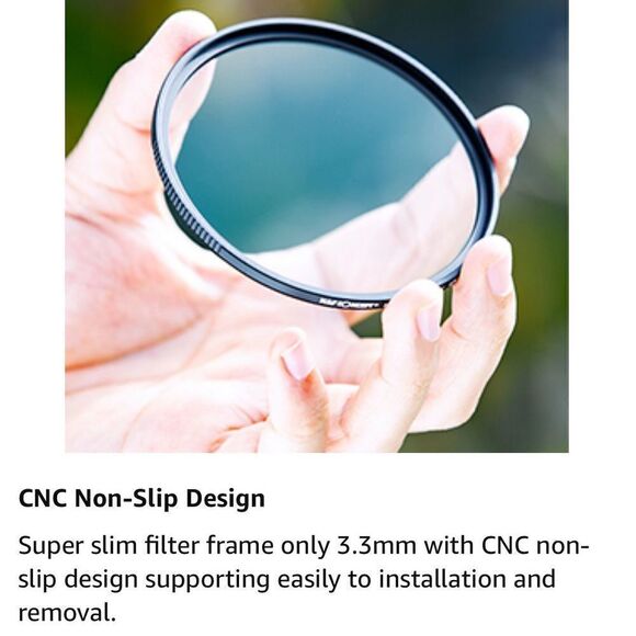 K&F Concept 37mm Camera Lens MC UV Protection Filter Ultra Slim UV Filter - Picture 8 of 16